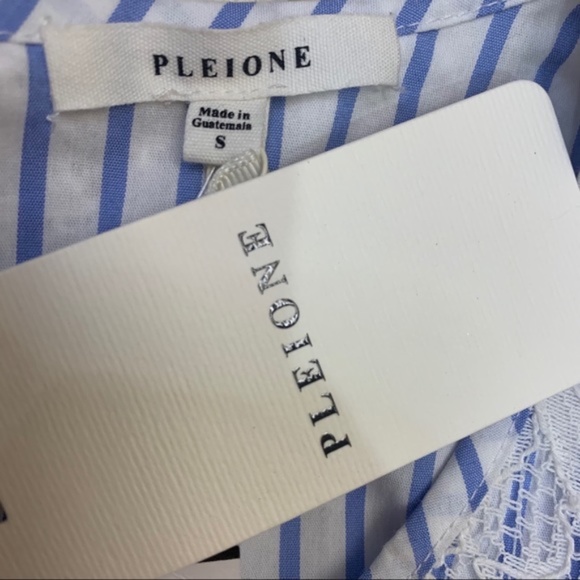 Pleione Blue Lace Overlay Tank - Picture 3 of 5